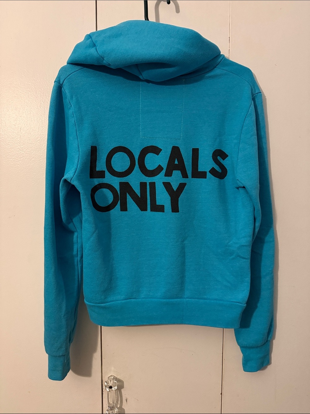 Aviator Nation Teal 'LOCALS ONLY' Hoodie